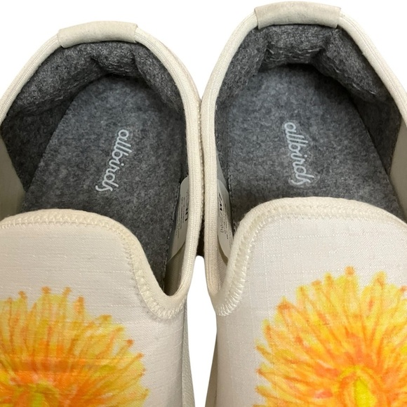 Allbirds Tropical Print White Canvas Preppy SlipOn Beachy Sneakers Women Size 7 - Picture 4 of 11
